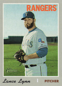 2019 Topps Heritage Baseball Lance Lynn #561