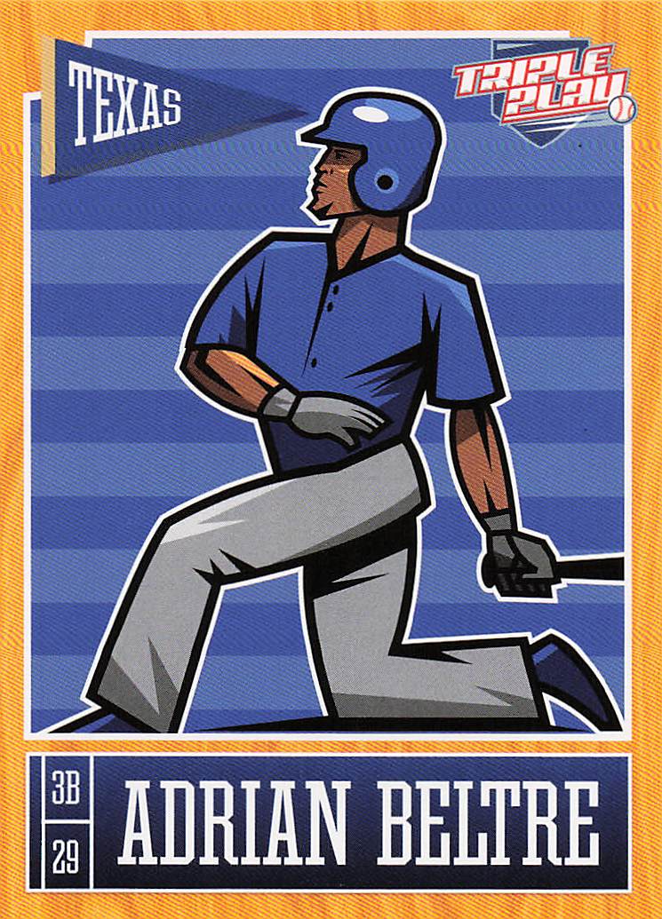 2013 Panini Triple Play Baseball Adrian Beltre #83
