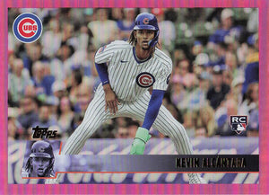 2025 Topps Archives Baseball Pink Foilboard Kevin Alcántara #101 Rookie