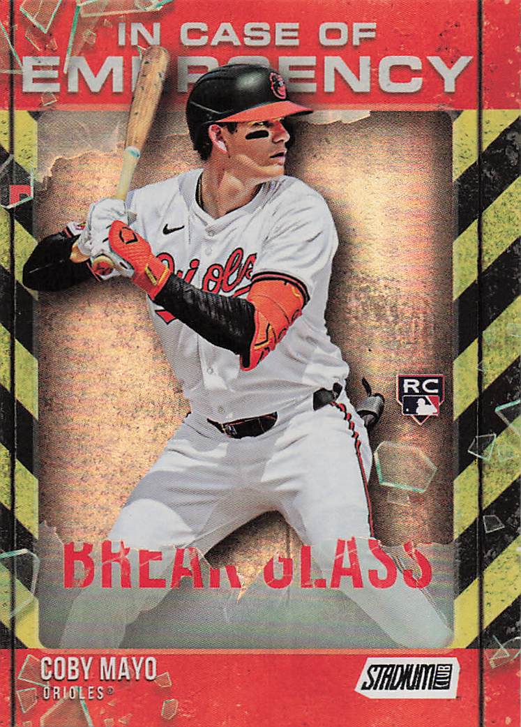 2025 Stadium Club Baseball In Case of Emergency Coby Mayo #ICE-19