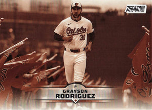2025 Stadium Club Baseball Sepia Grayson Rodriguez #98