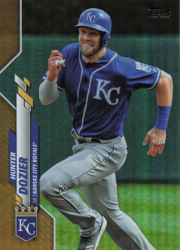 2020 Topps Baseball Gold Foil Hunter Dozier #54