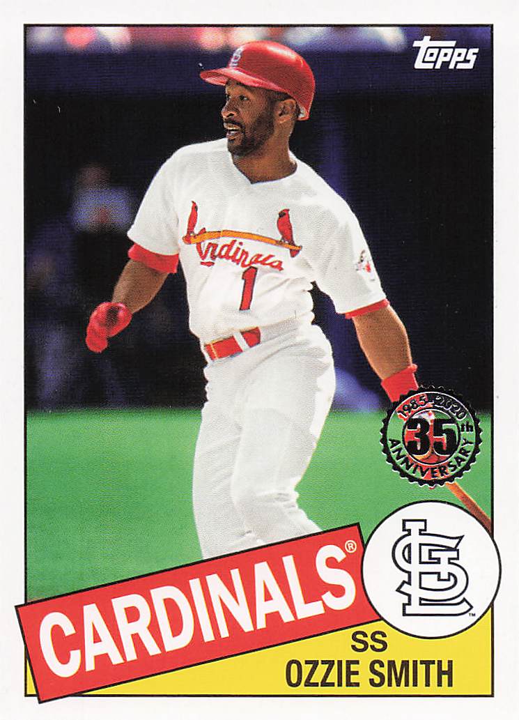 2020 Topps Baseball 1985 Topps Baseball Ozzie Smith #85-91