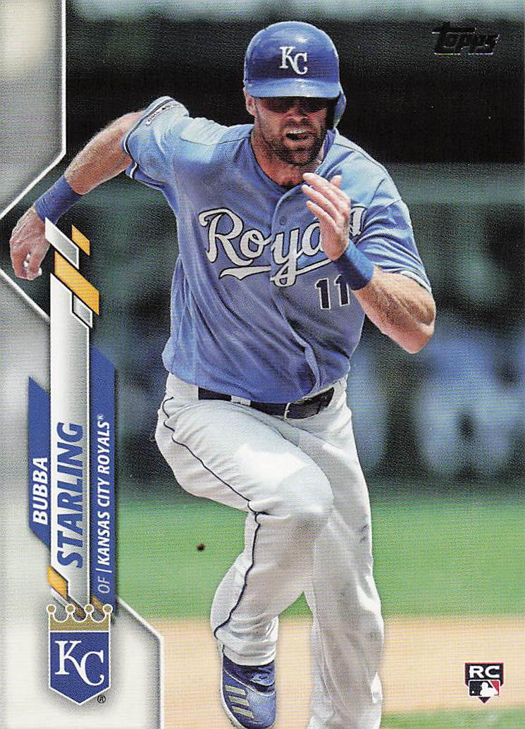 2020 Topps Baseball Bubba Starling #74 Rookie