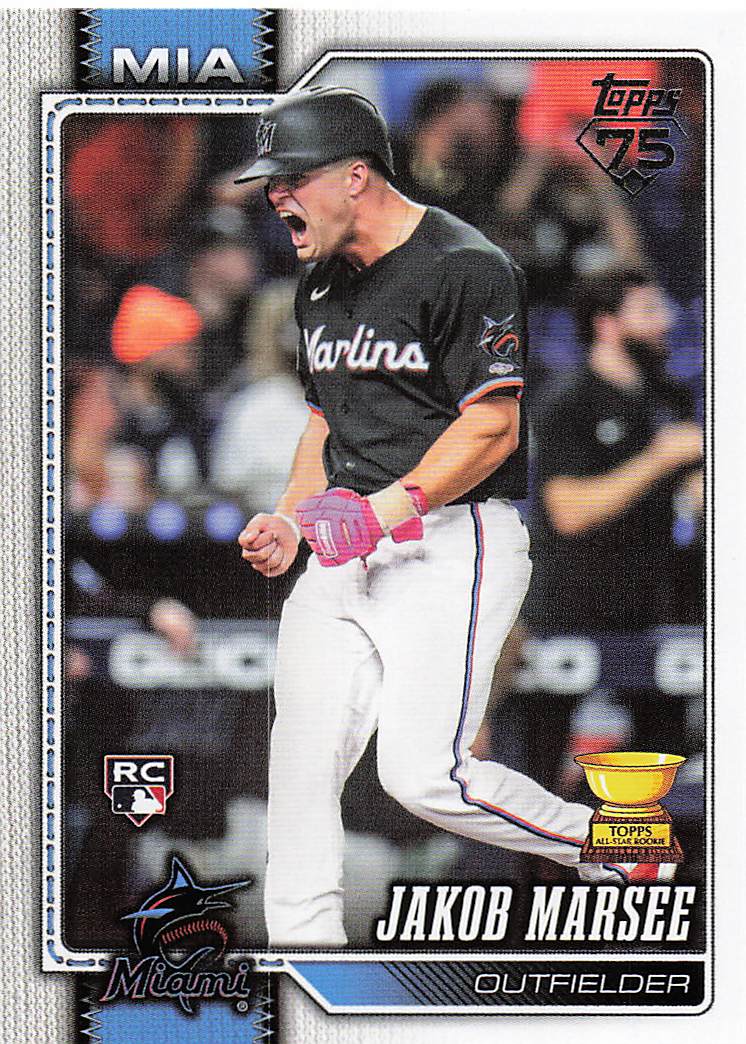 2026 Topps Baseball Jakob Marsee #37 Rookie