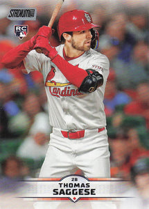 2025 Stadium Club Baseball Thomas Saggese #157 Rookie