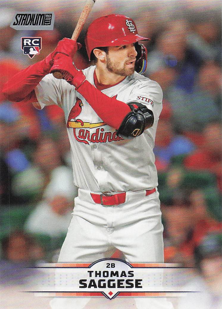 2025 Stadium Club Baseball Thomas Saggese #157 Rookie