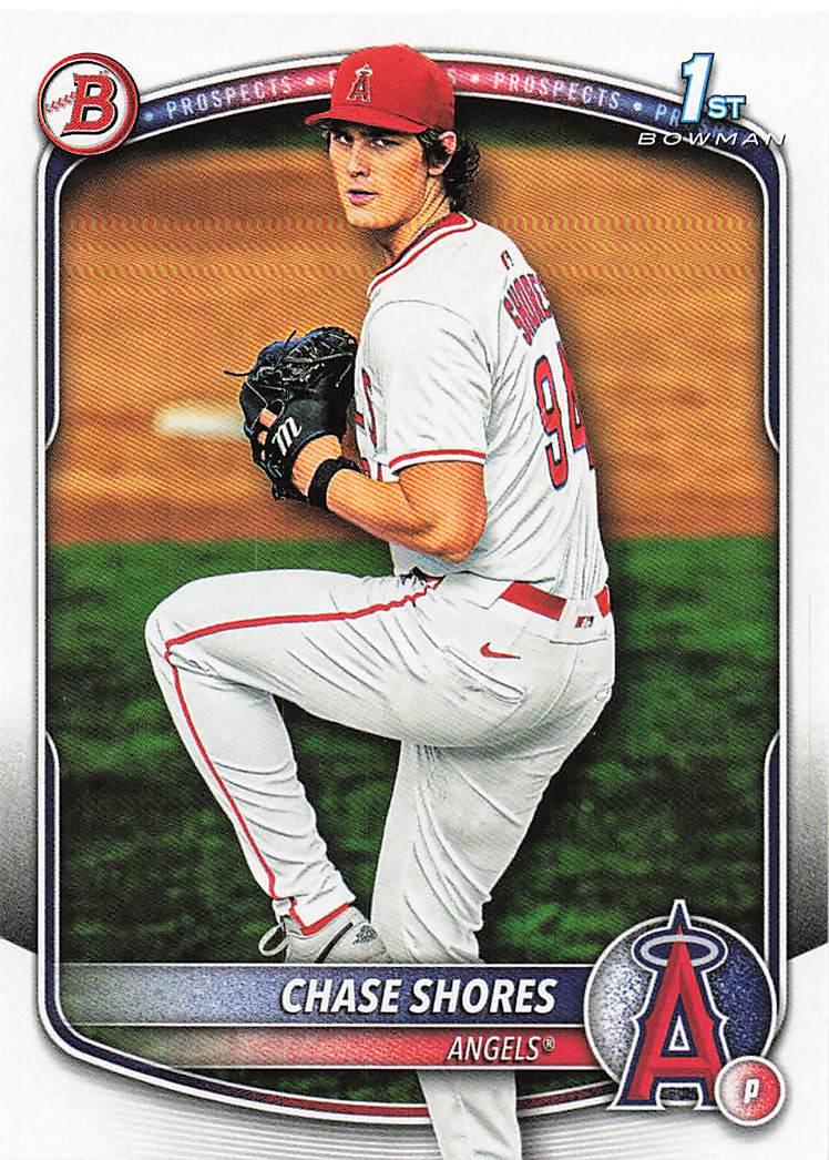 2025 Bowman Draft Baseball Chase Shores #BD-142