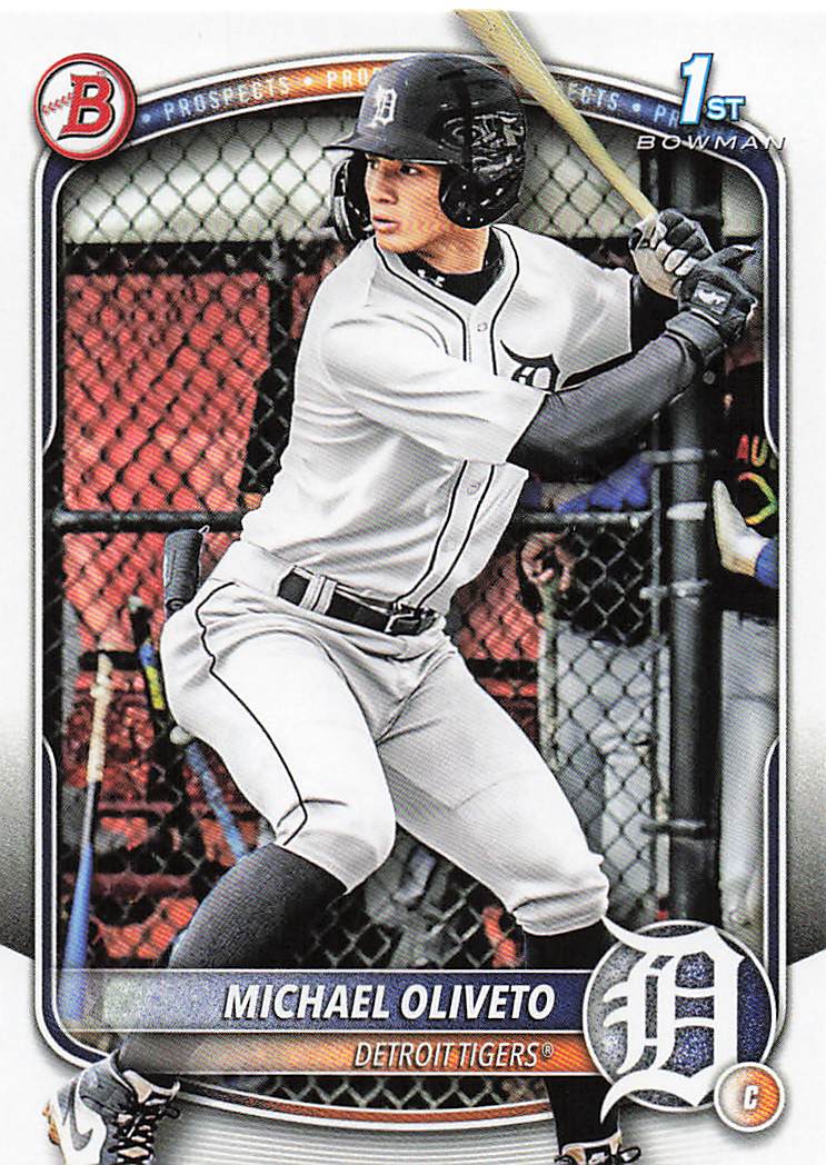 2025 Bowman Draft Baseball Michael Oliveto #BD-156