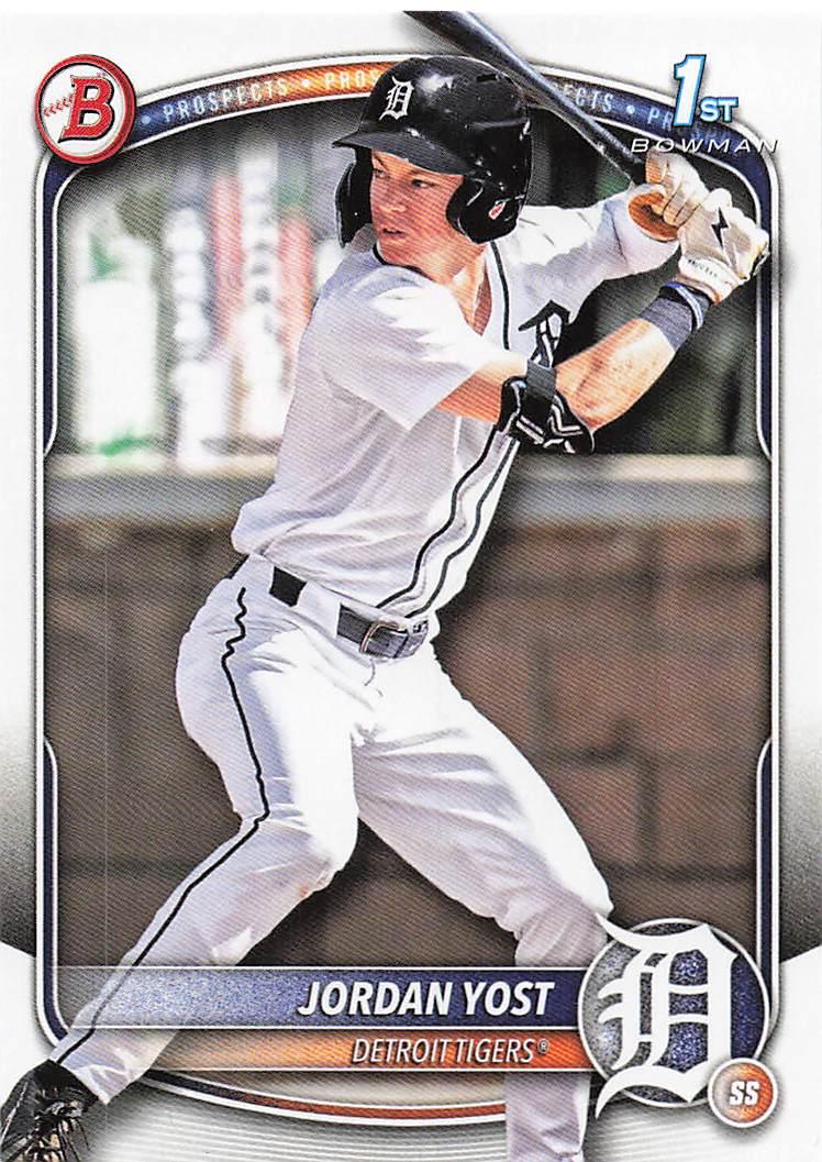 2025 Bowman Draft Baseball Jordan Yost #BD-162