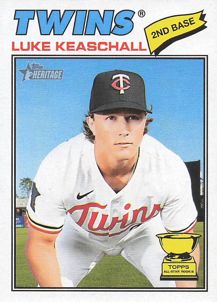 2026 Topps Heritage Baseball Luke Keaschall #116