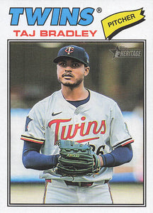 2026 Topps Heritage Baseball Taj Bradley #38