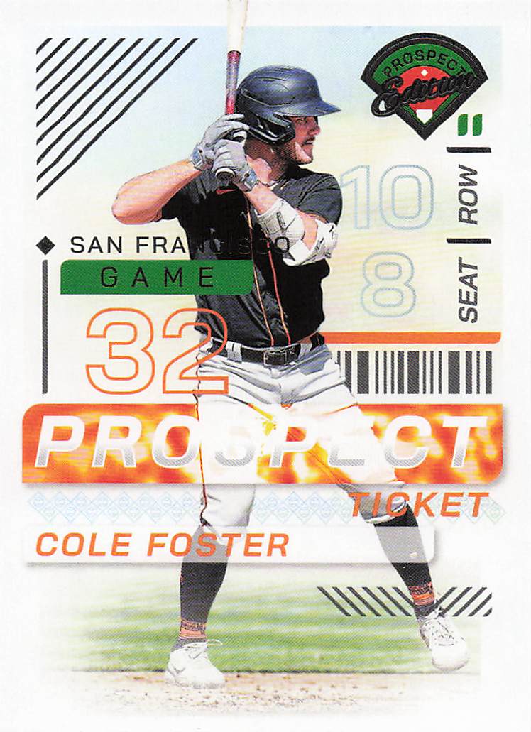2024 Panini Prospect Edition Baseball Cole Foster #94