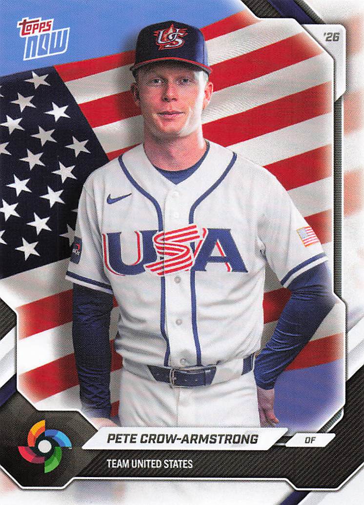 2026 Topps Now World Baseball Classic Team USA Pete Crow-Armstrong #USA08