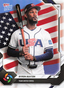 2026 Topps Now World Baseball Classic Team USA Baseball Byron Buxton #USA09