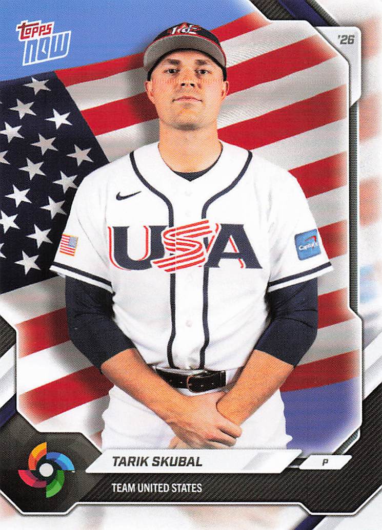 2026 Topps Now World Baseball Classic Team USA Baseball Tarik Skubal #USA10