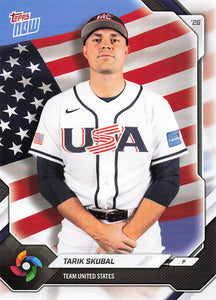 2026 Topps Now World Baseball Classic Team USA Baseball Tarik Skubal #USA10