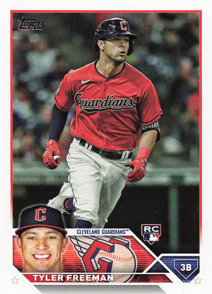 2023 Topps Baseball Tyler Freeman #462 Rookie