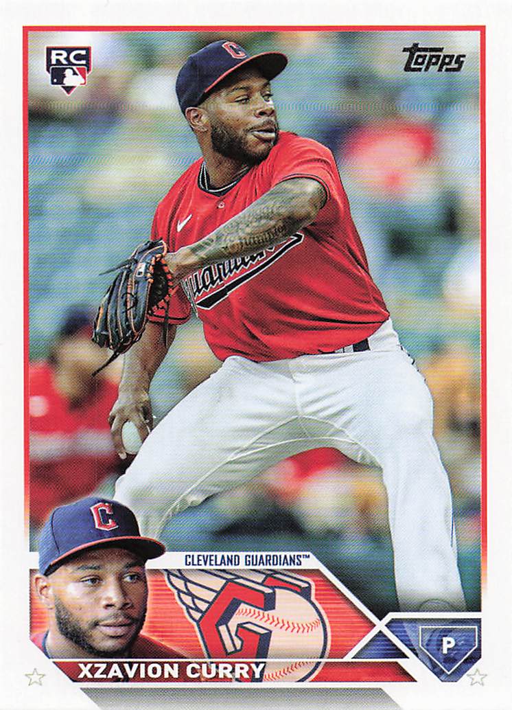 2023 Topps Baseball Xzavion Curry #513 Rookie