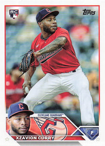 2023 Topps Baseball Xzavion Curry #513 Rookie