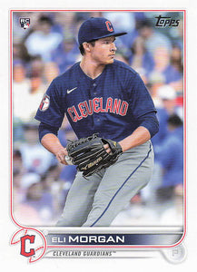 2022 Topps Baseball Eli Morgan #217b Rookie