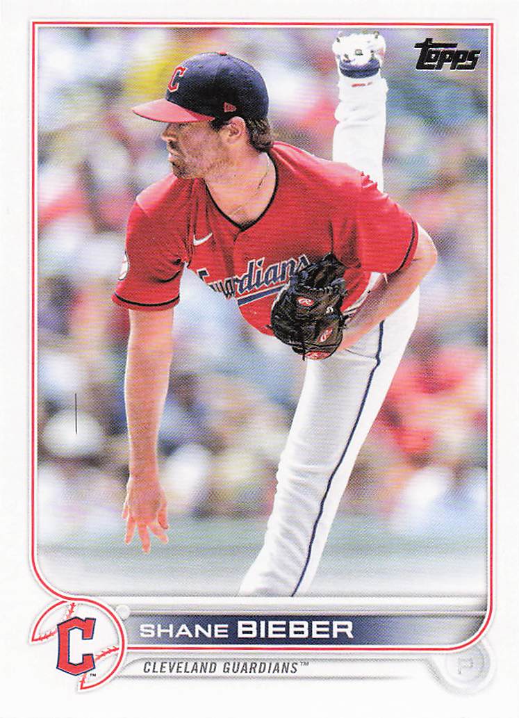 2022 Topps Baseball Shane Bieber #21