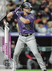 2020 Topps Update Baseball Chris Owings #U-11