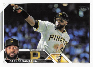 2023 Topps Baseball Carlos Santana #572