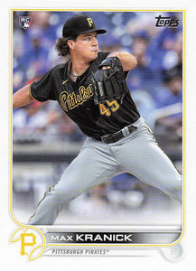 2022 Topps Baseball Max Kranick  #325 Rookie