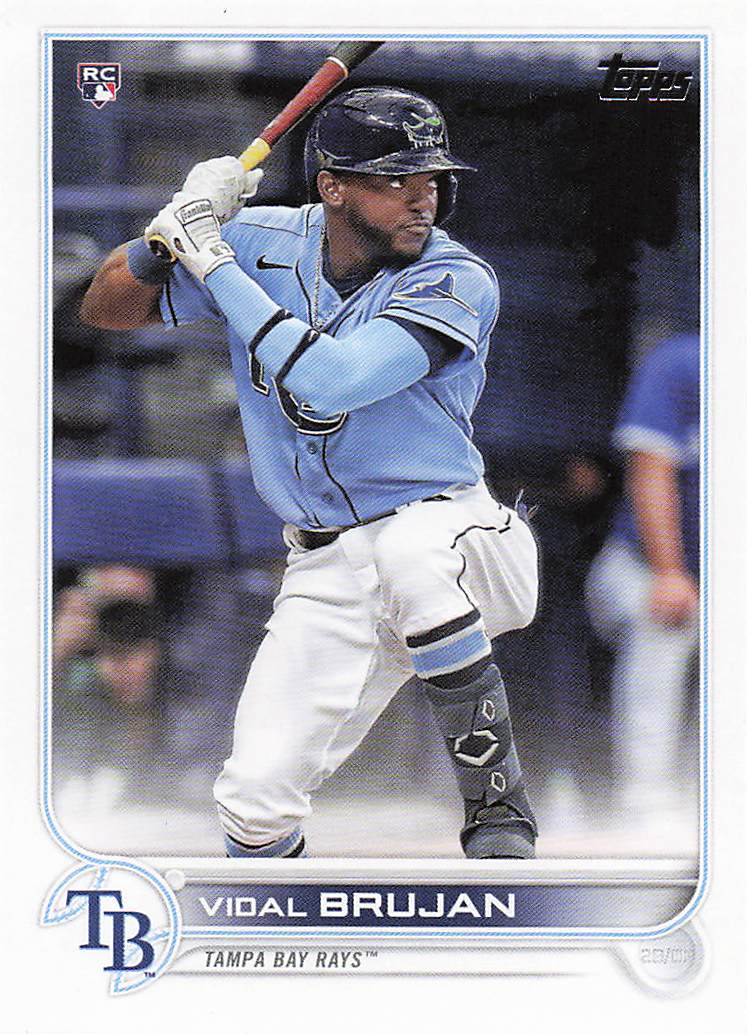 2022 Topps Baseball Vidal Brujan #25 Rookie