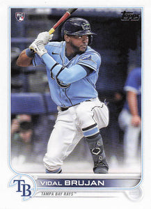2022 Topps Baseball Vidal Brujan #25 Rookie