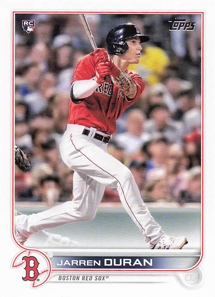2022 Topps Baseball Jarren Duran #187b Rookie
