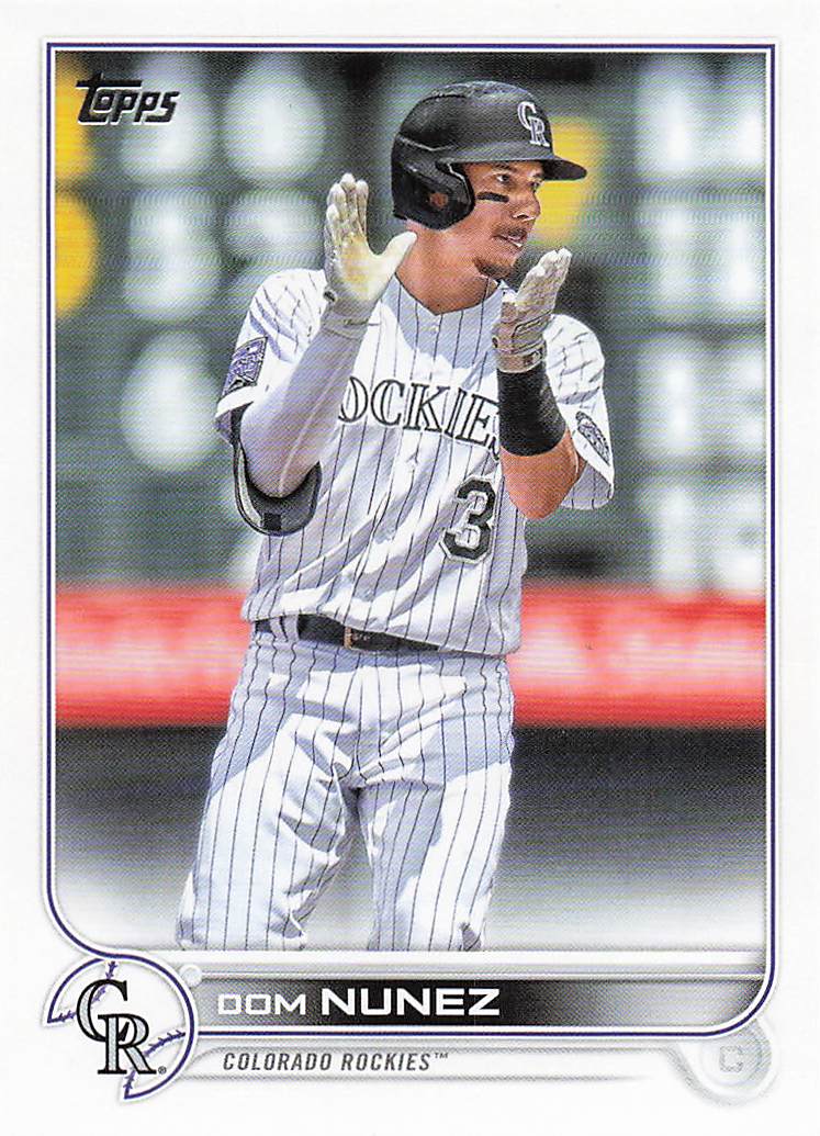 2022 Topps Baseball Dom Nunez  #193