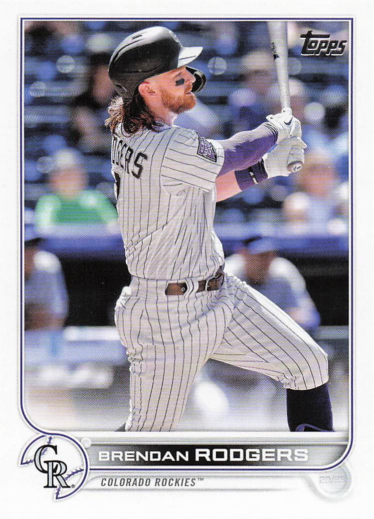 2022 Topps Baseball Brendan Rodgers  #232
