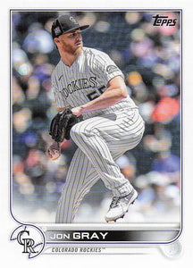2022 Topps Baseball Jon Gray #161