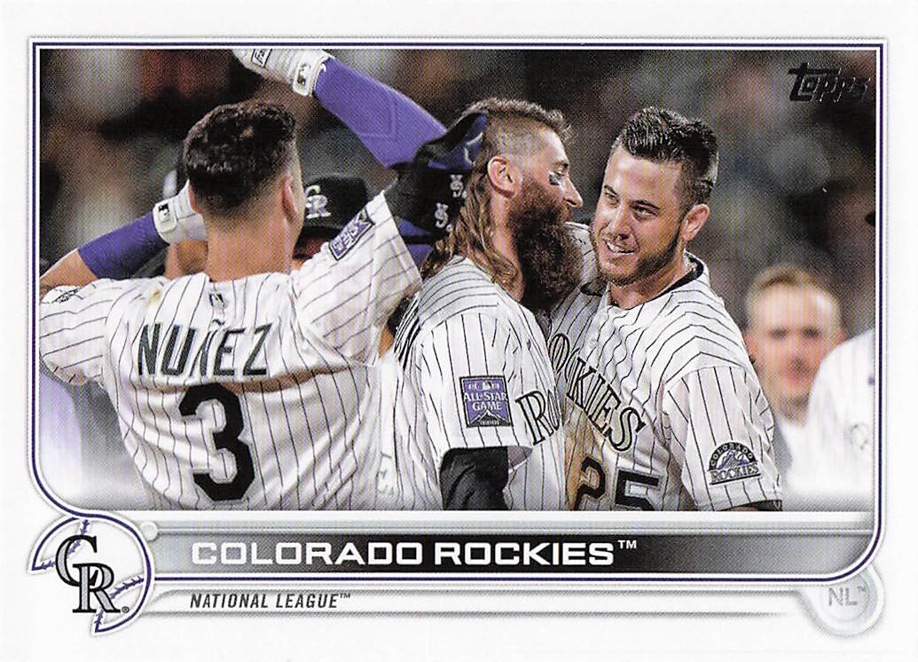 2022 Topps Baseball Colorado Rockies #222