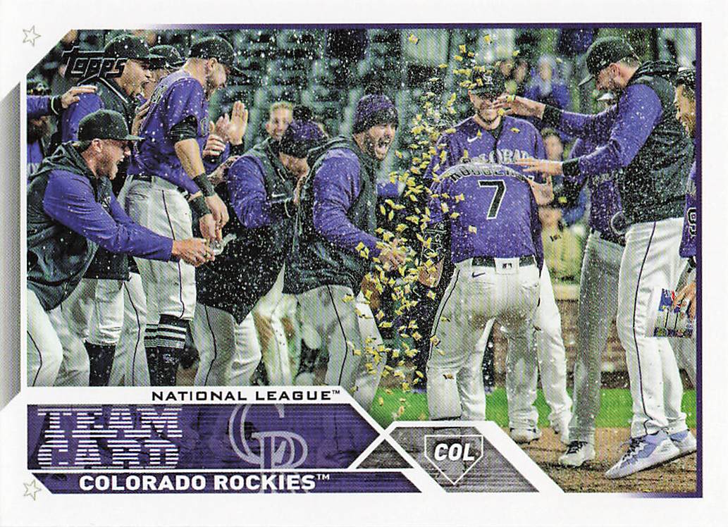 2023 Topps Baseball Colorado Rockies #445
