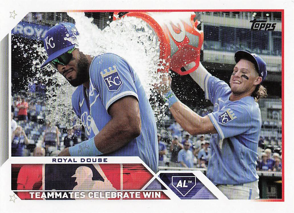 2023 Topps Baseball Royal Douse #334