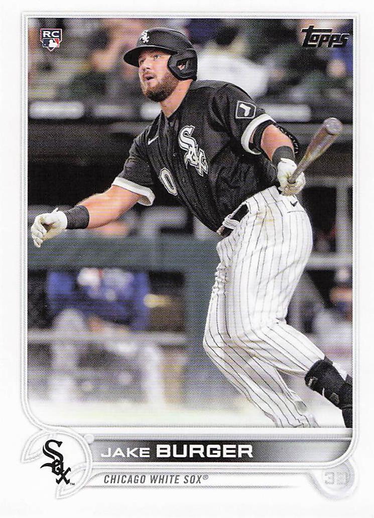 2022 Topps Baseball Jake Burger #186b Rookie