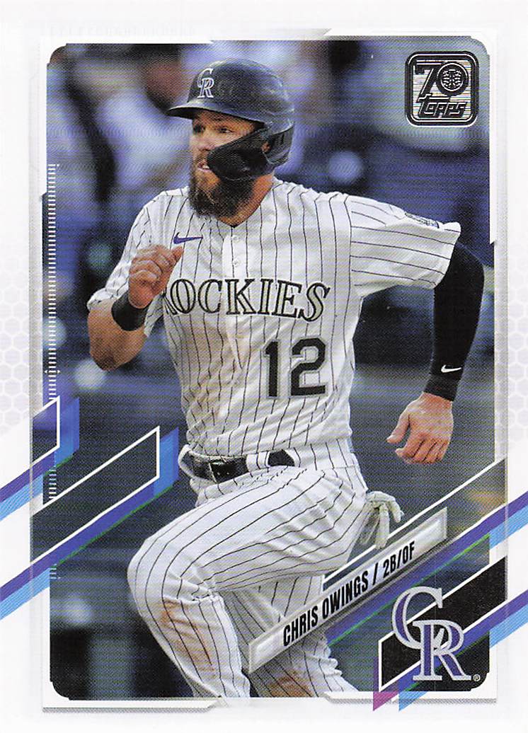 2021 Topps Update Baseball Chris Owings #US45