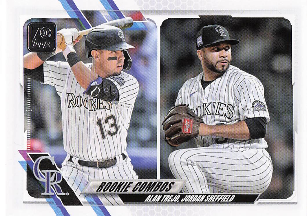 2021 Topps Update Baseball Jordan Sheffield / Alan Trejo #US16 Rookie
