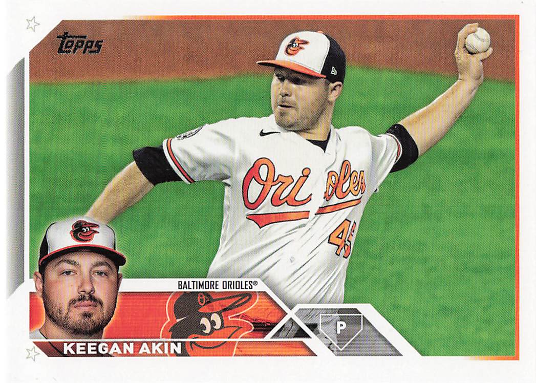 2023 Topps Baseball Keegan Akin #617