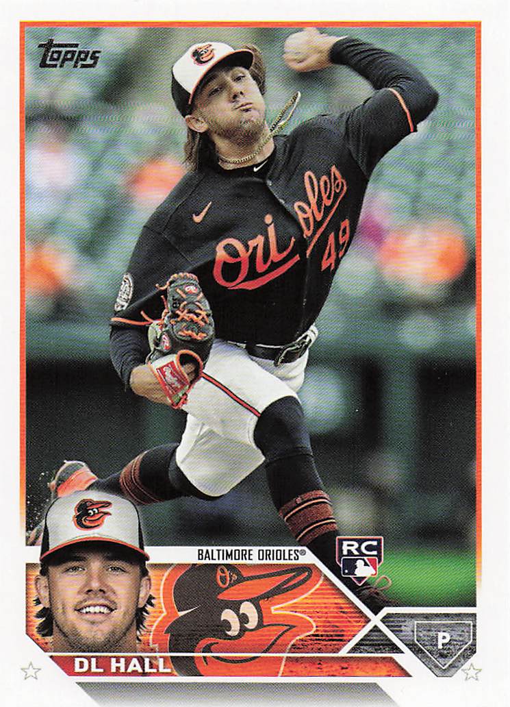 2023 Topps Baseball DL Hall #547 Rookie