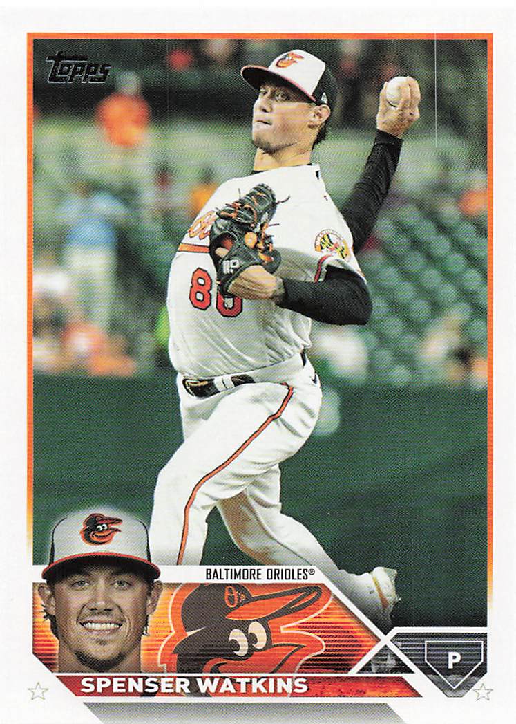 2023 Topps Baseball Spenser Watkins #393