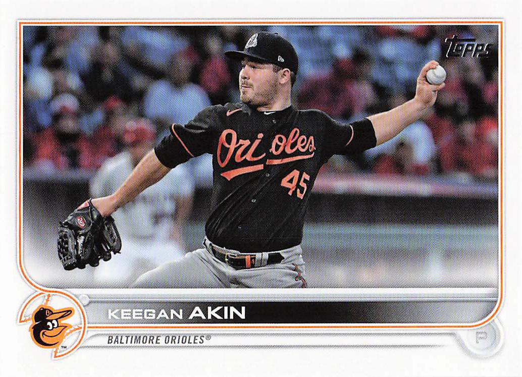 2022 Topps Baseball Keegan Akin #328