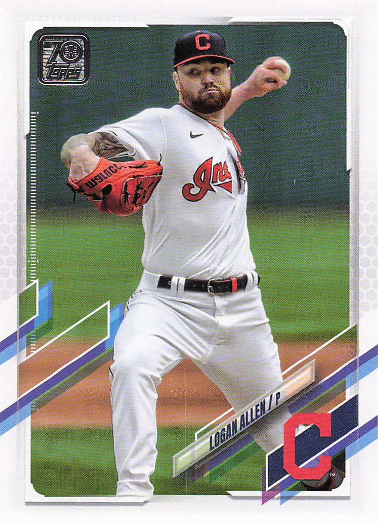 2021 Topps Update Baseball Logan Allen #US308