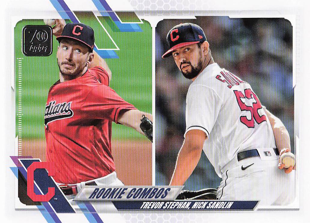 2021 Topps Update Baseball Trevor Stephan / Nick Sandlin RCOM, #US121 Rookie