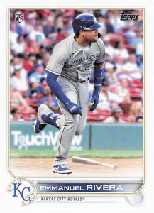 2022 Topps Baseball Emmanuel Rivera #18b Rookie