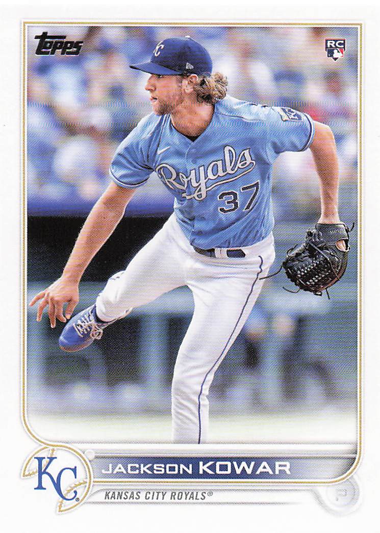 2022 Topps Baseball Jackson Kowar #264 Rookie