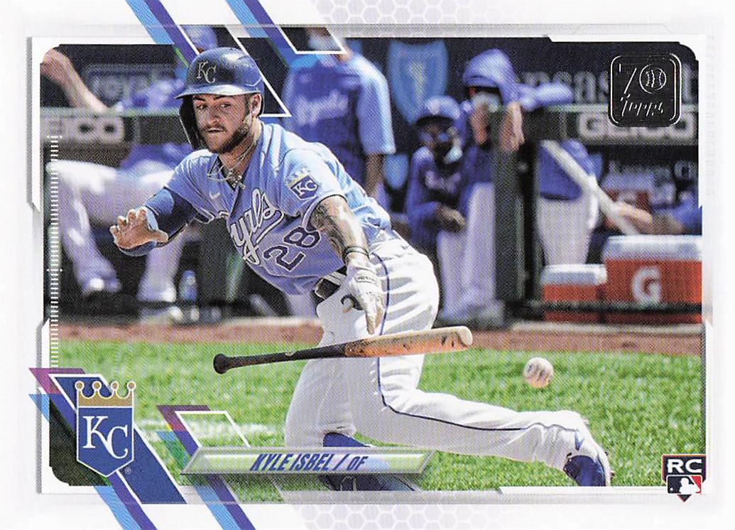 2021 Topps Update Baseball Kyle Isbel #US220 Rookie